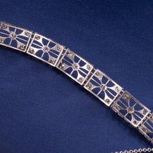 Belle Epoque Platinum & Diamond Bracelet c1910
