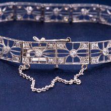 Belle Epoque Platinum & Diamond Bracelet c1910