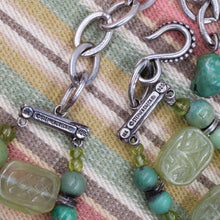 Turquoise & Prehnite Stephen Dweck Choker