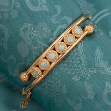 Victorian Revival Opal Bangle c1930