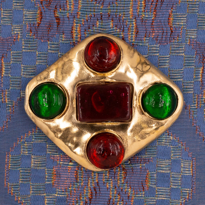 1980s Frances Patiky Stein Brooch