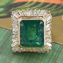 10 Carat Colombian Emerald Ring