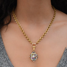 Victorian Micro-Mosaic Locket Pendant
