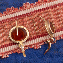 Intaglio Earrings c1980