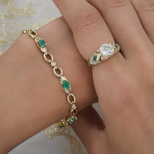 Colombian Emerald & Diamond Bracelet c1980