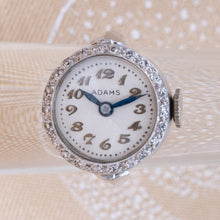Diamond Bezeled Watch Ring c1950
