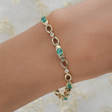 Colombian Emerald & Diamond Bracelet c1980
