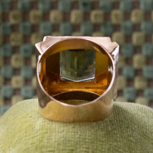 Peridot Statement Ring C. 1940s