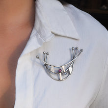 Davis Heinz Gumbel Sterling Brooch