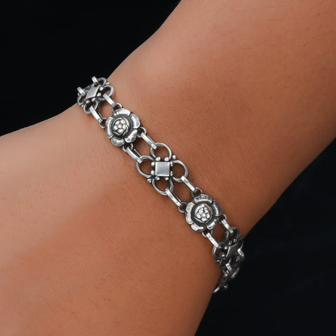 Georg Jensen Floral Bracelet c1940