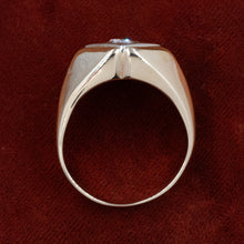Gent's Diamond Rhombus Ring c1960
