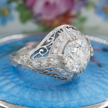 Art Deco 2.05 Carat Diamond Ring