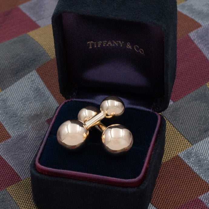 Tiffany & Company Barbell Cufflinks