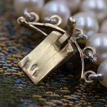 Pearl Bracelet with Rose Cut Diamond Clasp