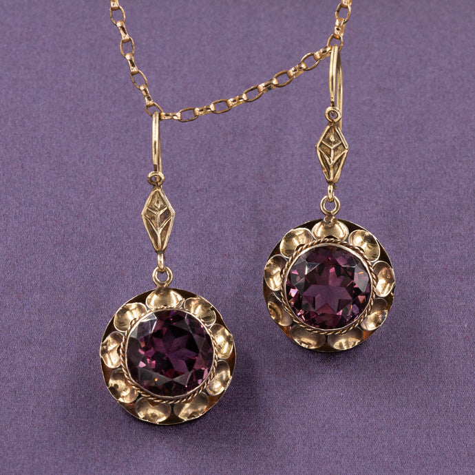 Victorian Amethyst Earrings