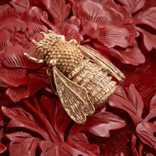 14 Karat Textured Fly Brooch