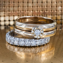 Handmade Platinum Diamond Eternity Band c1950