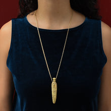 Long Double Cable Link Gold Chain