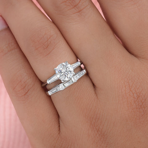 Midcentury 1.15 Carat Diamond Ring