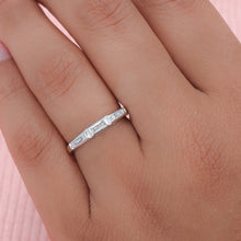 Mixed-Cut Baguette Diamond Band c1950