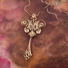 Art Nouveau Diamond Lavaliere