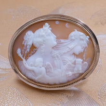Athena & Eros Cameo Brooch c1870