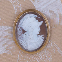 Pallas Athena Cameo Brooch c1880
