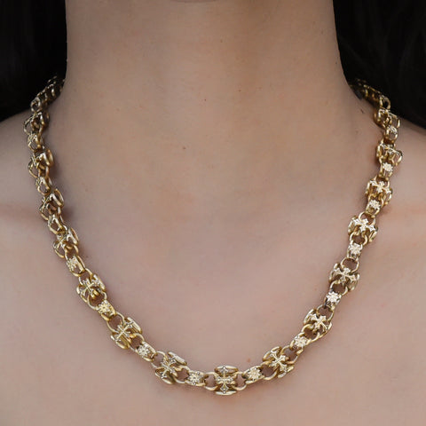 Georgian Cross Patoncé Gold Chain
