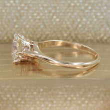 Handmade 1.72 Carat Diamond Solitaire c1960