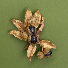Quinali Firenze Chestnut Brooch c1960