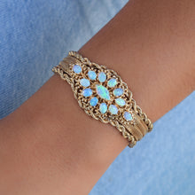 Opal Flower Power Bracelet c1970