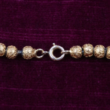 Victorian Textured Gold Bead Necklace