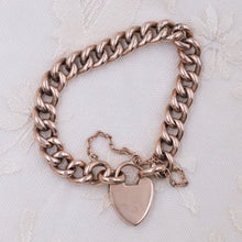 Heart Padlock Bracelet c1910