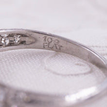 Art Deco One Carat Diamond Filigree Ring c1930