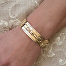Antique Infinity Rope Bangle c1890