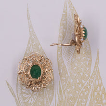 Jade & Pearl Earrings c1940