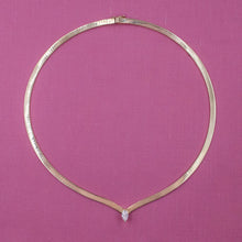 Marquise Diamond Omega Collar Necklace c1980