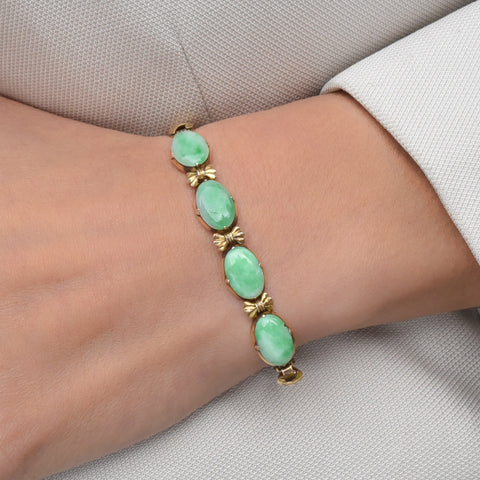 Antique Jadeite Bracelet