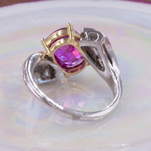 Untreated Burmese Ruby Ring c1920