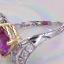 Untreated Burmese Ruby Ring c1920