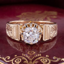 Antique Old Mine Diamond Solitaire c1877