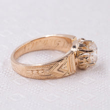Antique Old Mine Diamond Solitaire c1877