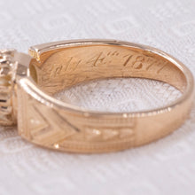 Antique Old Mine Diamond Solitaire c1877
