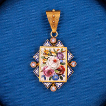 Victorian Micro-Mosaic Locket Pendant