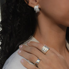 Pavé Diamond Crossover Earrings