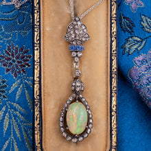 Late 19th Century Fine Opal Pendant