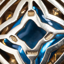 Custom BVLGARI 'Pyramid' Pendant with Blue Topaz