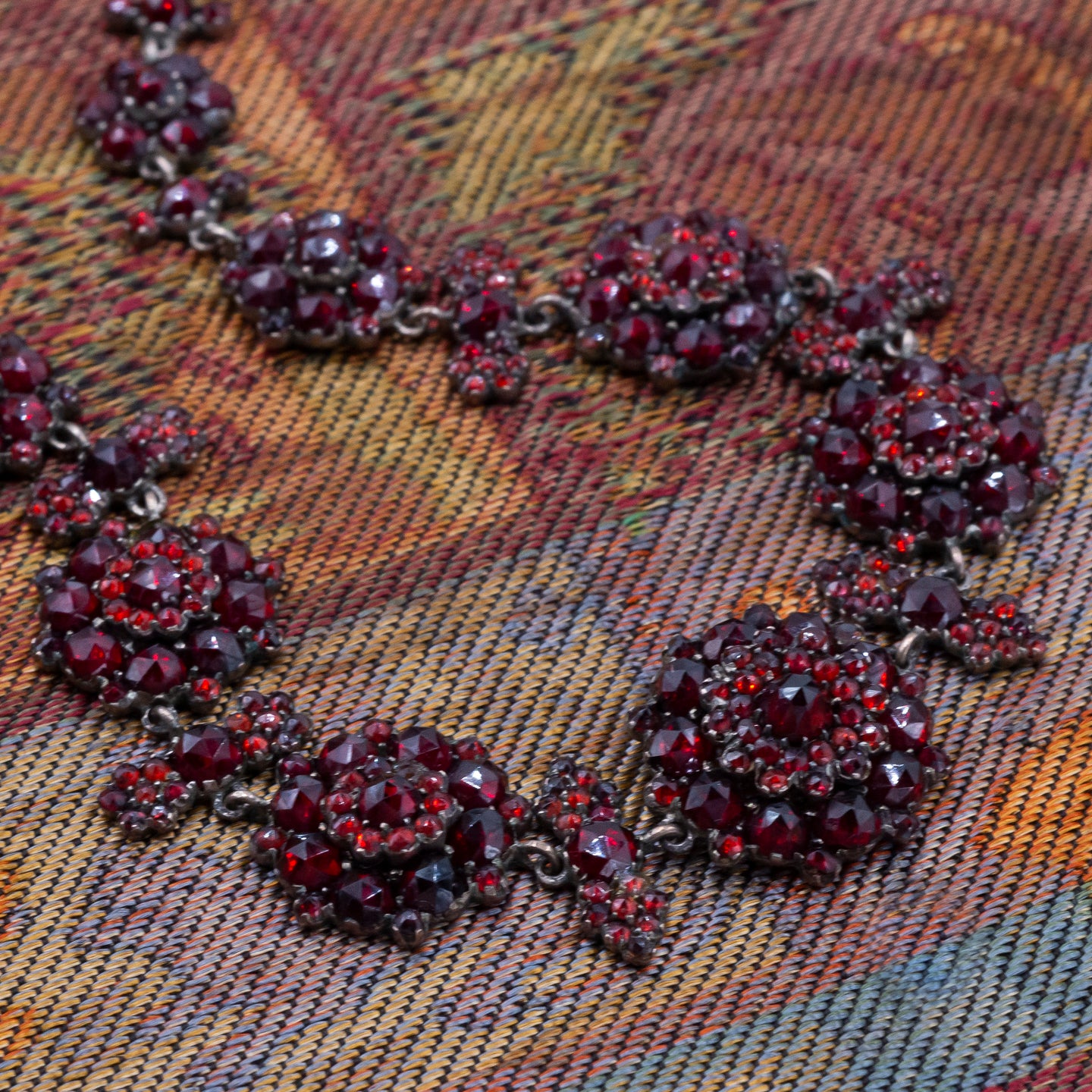 Antique Bohemian Garnet Necklace