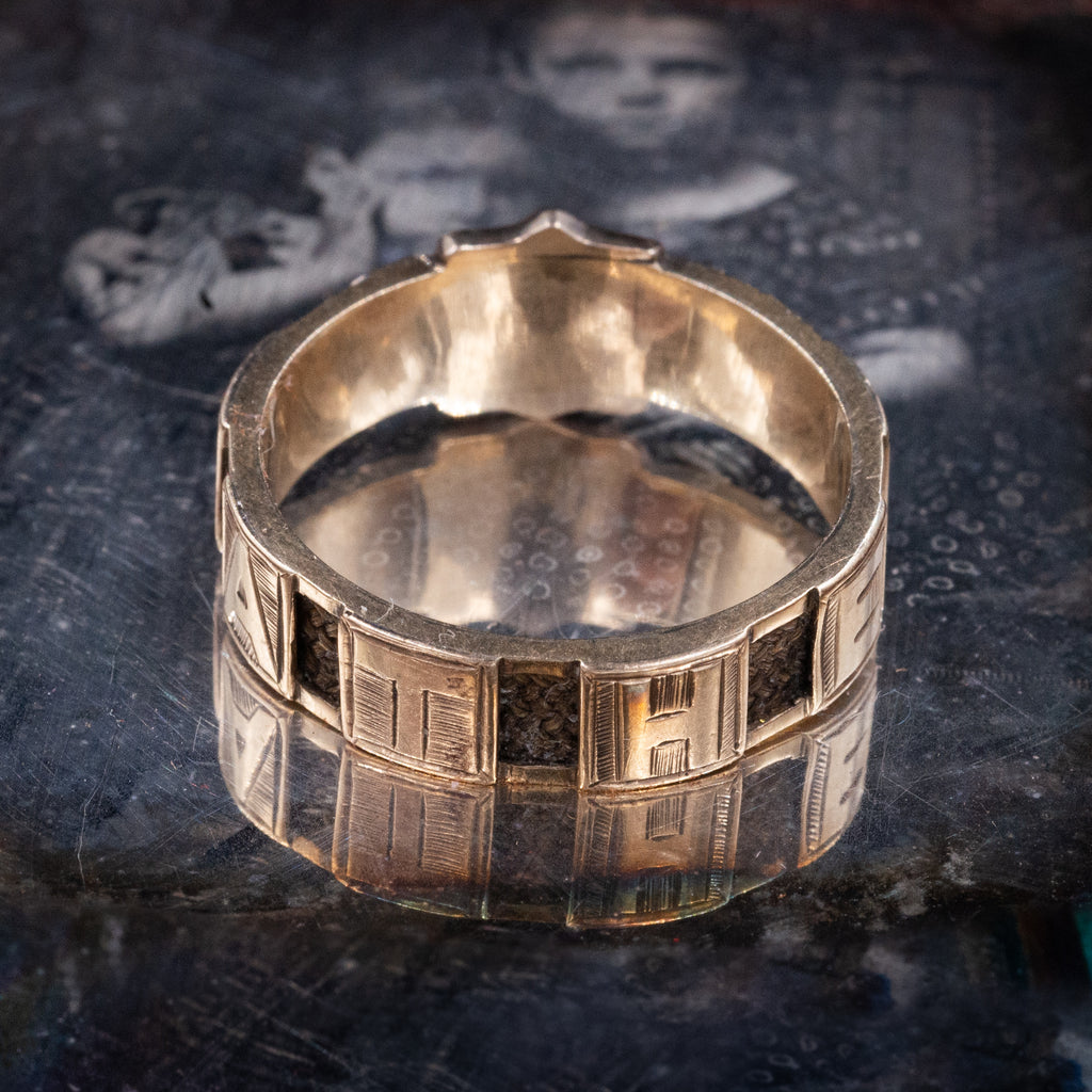 'Father' Memorial Ring c1838 – Pippin Vintage Jewelry