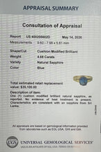 1930s 4.68ct Ceylon Sapphire Ring